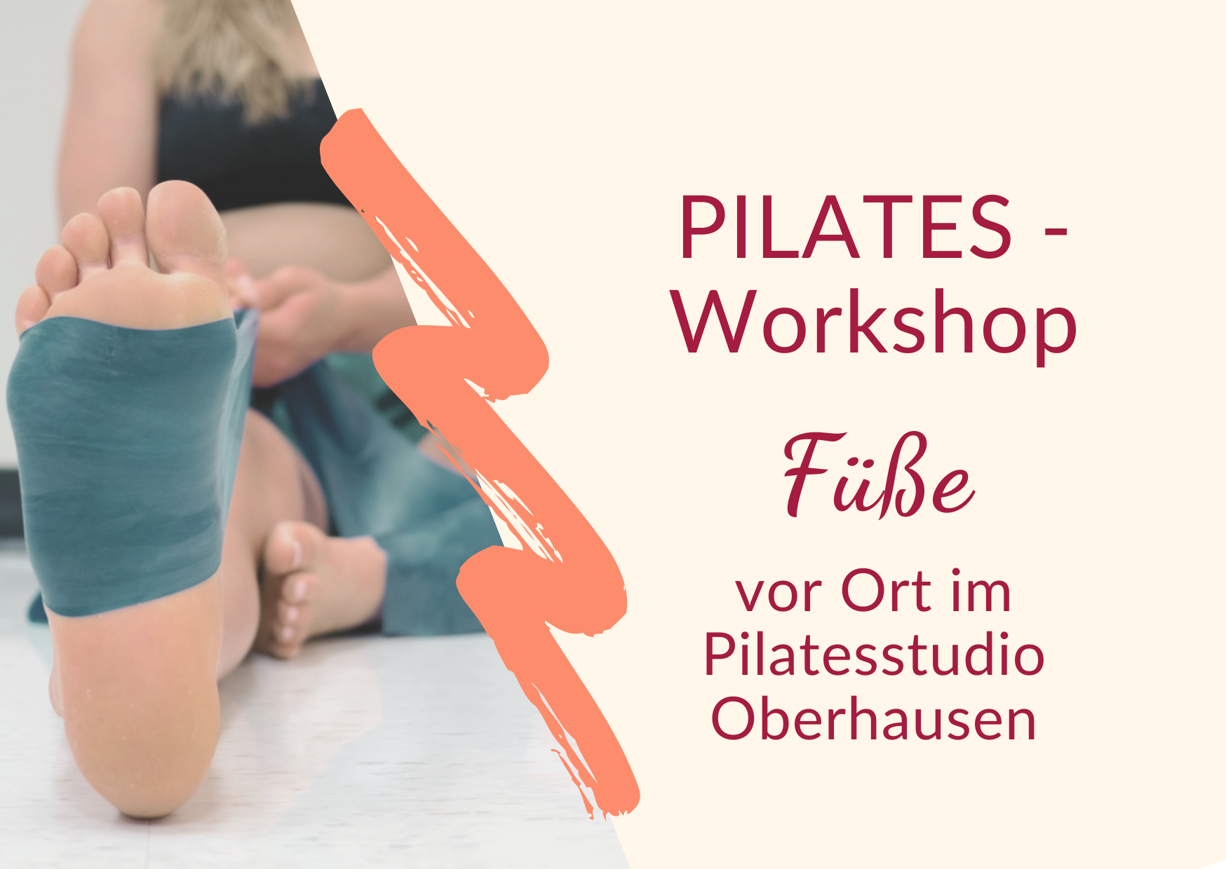 Woo Produktbild Pilates-Workshop Füsse vor Ort Pilatesstudio Oberhausen